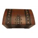 Scout Chest Box Polish Handmade Wood Keepsake Jewelry Box w/ Lock and Key   163183656180